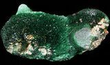 Silky, Fibrous Malachite Crystals - Morocco #42078-1